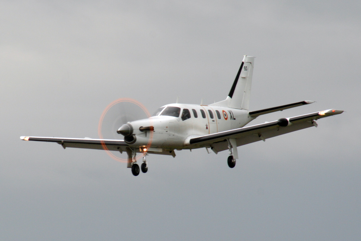 Socata TBM-700A; representative family photograph, exact configuration may differ.