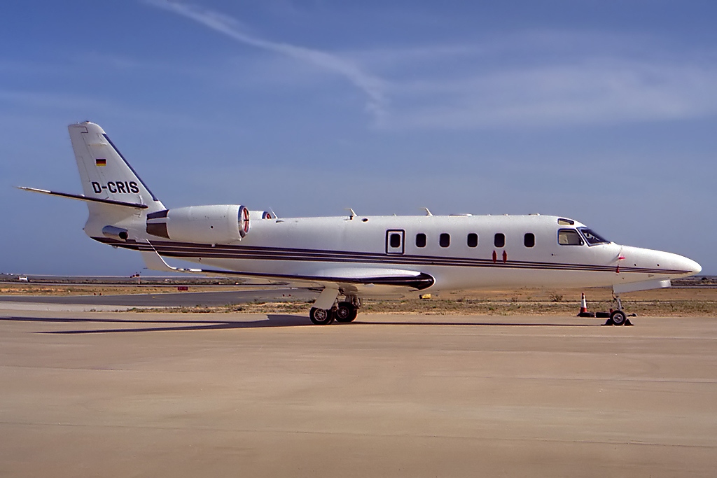 Gulfstream G100; representative family photograph, exact configuration may differ.